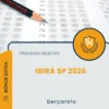 Apostila Berçarista Prefeitura de Ibirá SP 2026