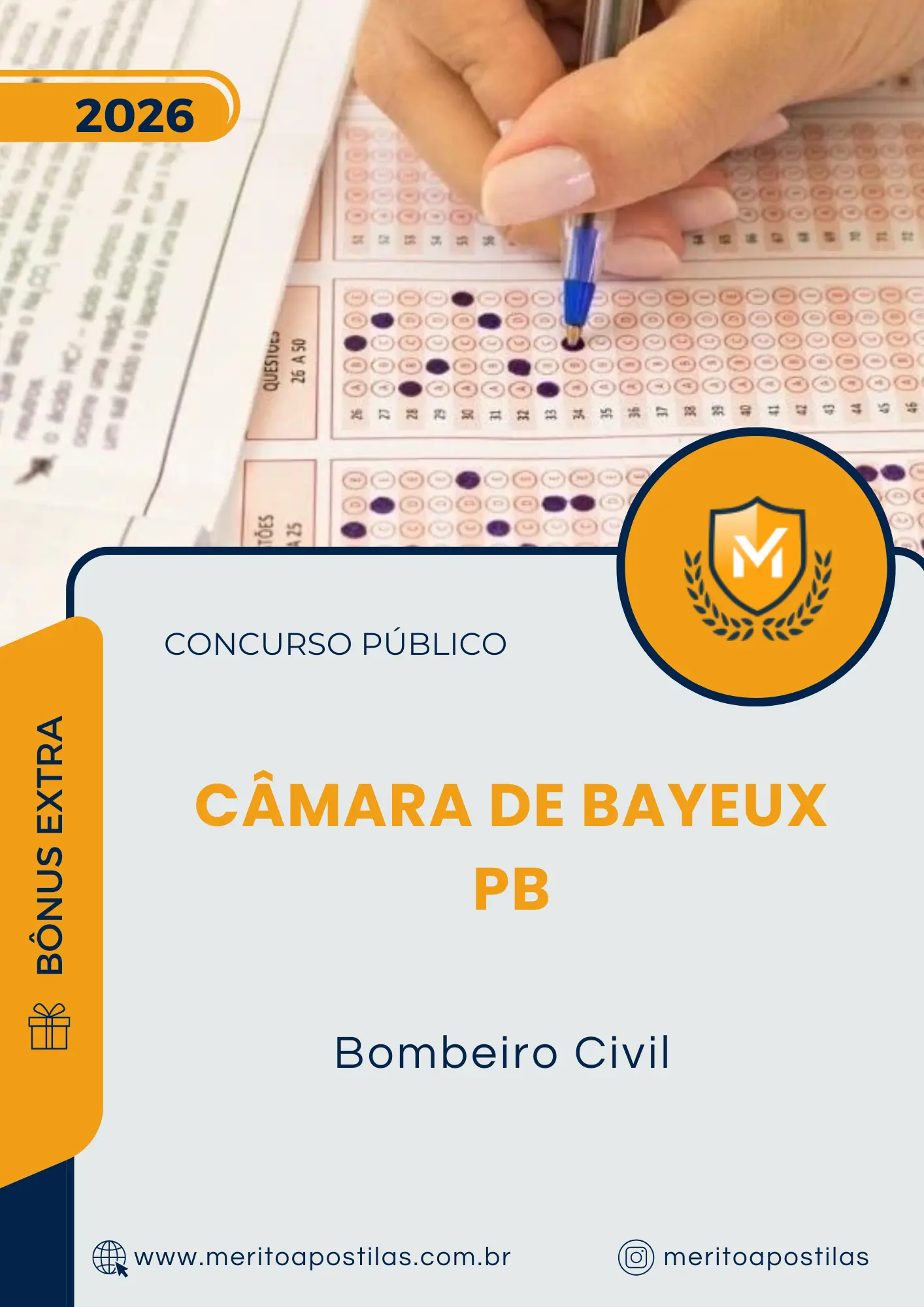 Apostila Bombeiro Civil Câmara de Bayeux PB 2026