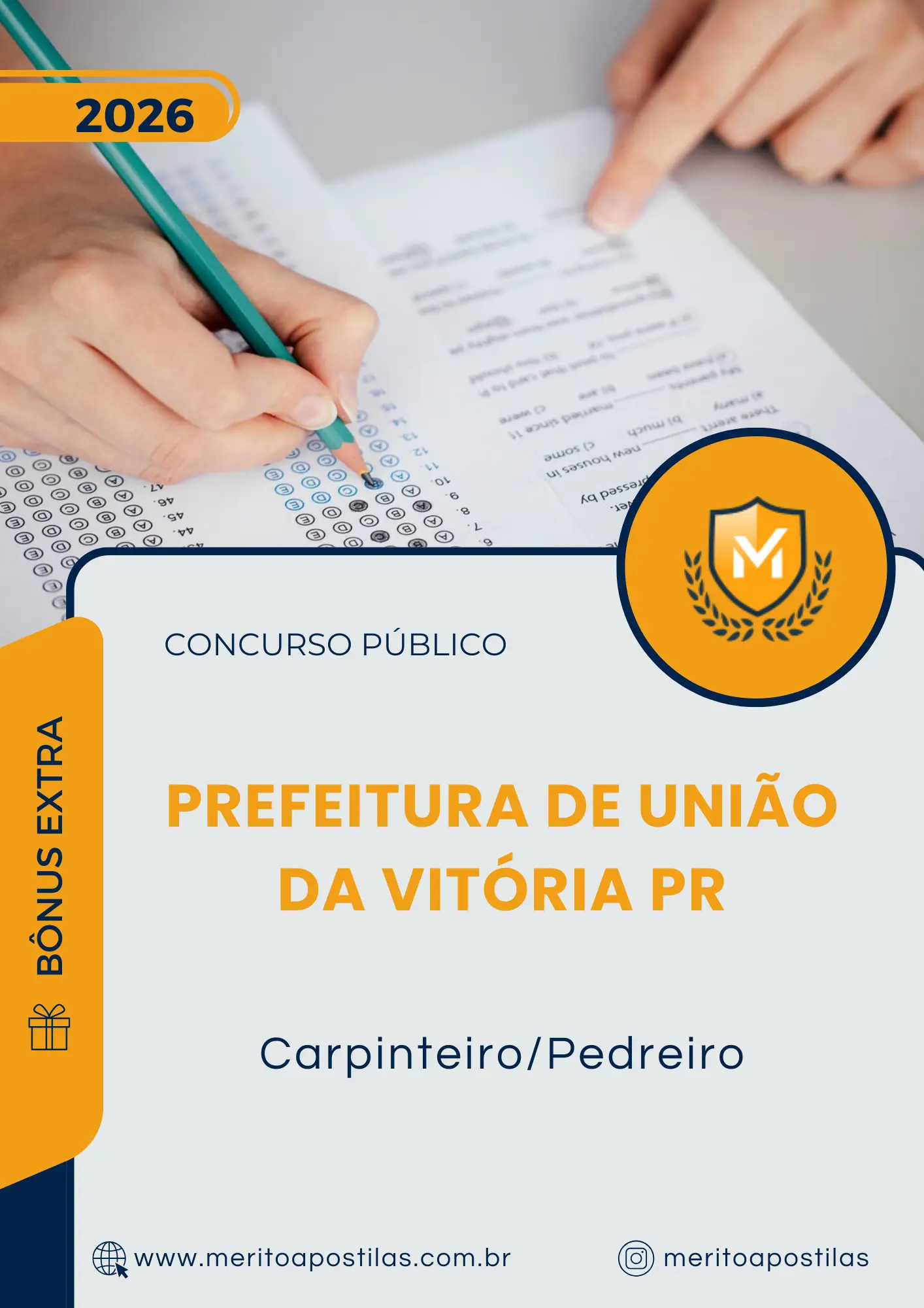 Apostila Carpinteiro Pedreiro Prefeitura de União da Vitória PR 2026