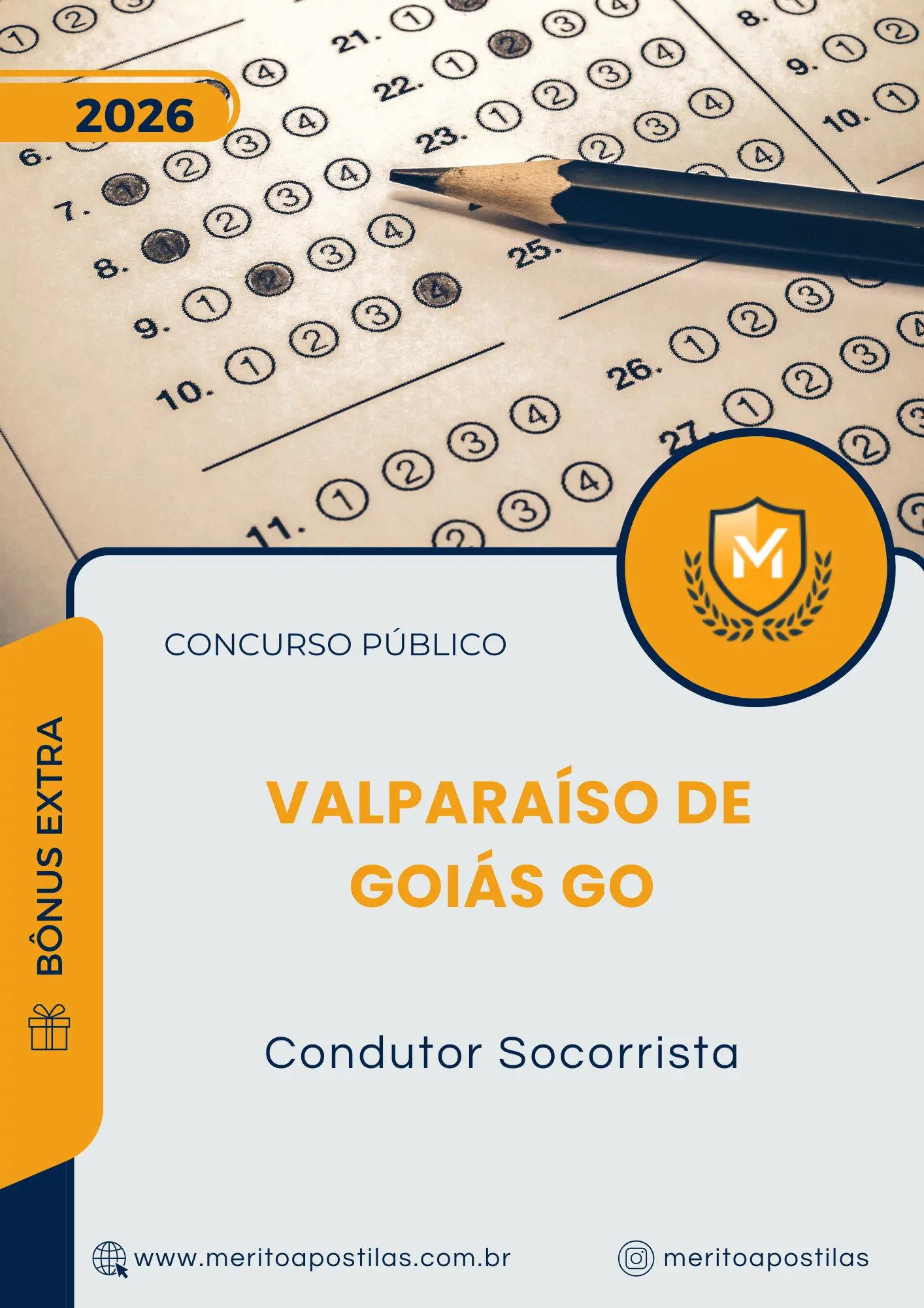 Apostila Condutor Socorrista Prefeitura de Valparaíso de Goiás GO 2026