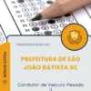 Apostila Condutor de Veículo Pesado II Prefeitura de São João Batista SC 2026