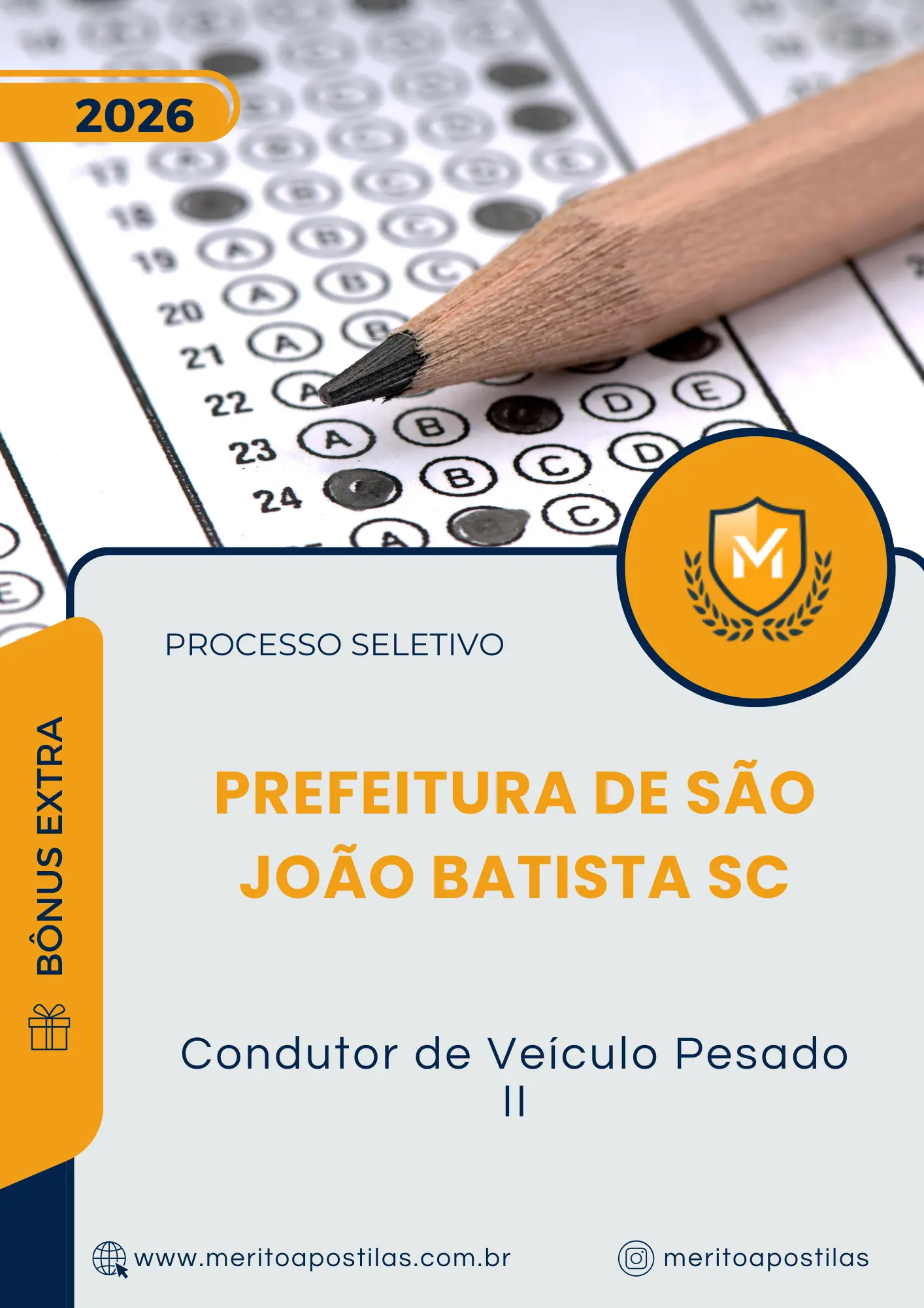 Apostila Condutor de Veículo Pesado II Prefeitura de São João Batista SC 2026