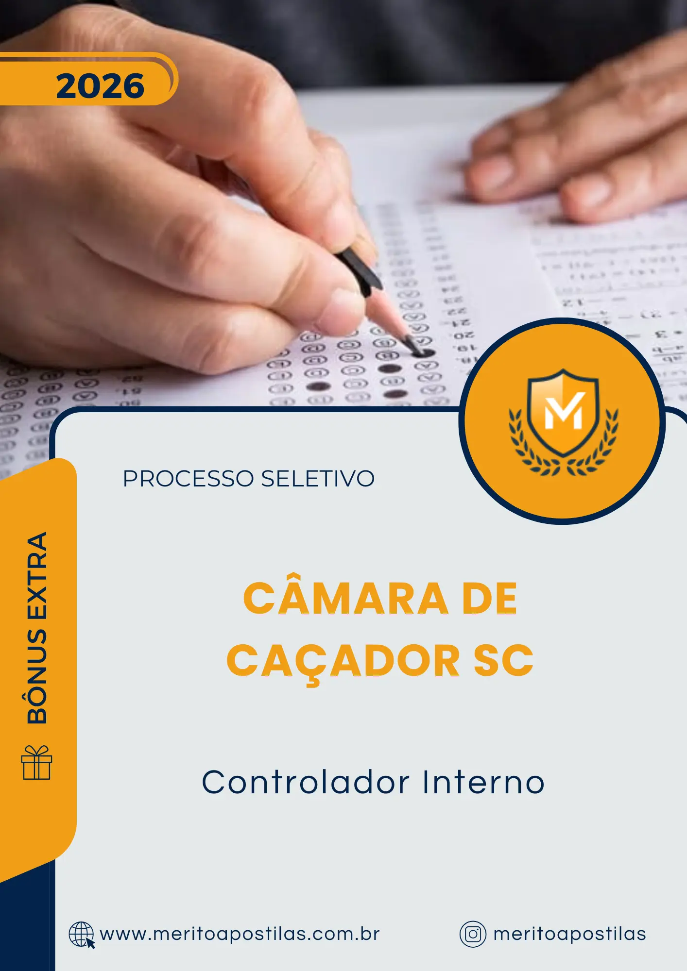 Apostila Controlador Interno Câmara de Caçador SC 2026