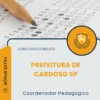 Apostila Coordenador Pedagógico Prefeitura de Cardoso SP 2026