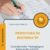Apostila Coordenador Pedagógico Educação Infantil Prefeitura de Restinga SP 2026