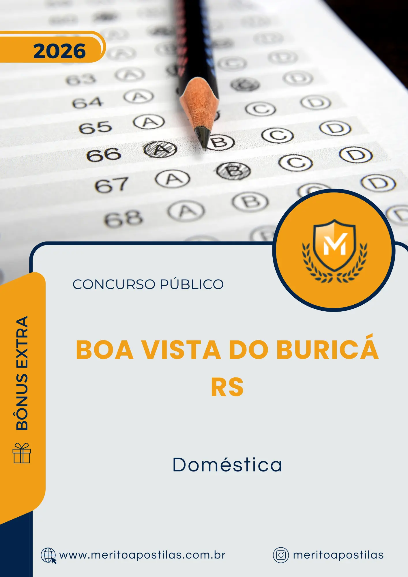 Apostila Doméstica Prefeitura de Boa Vista do Buricá RS 2026