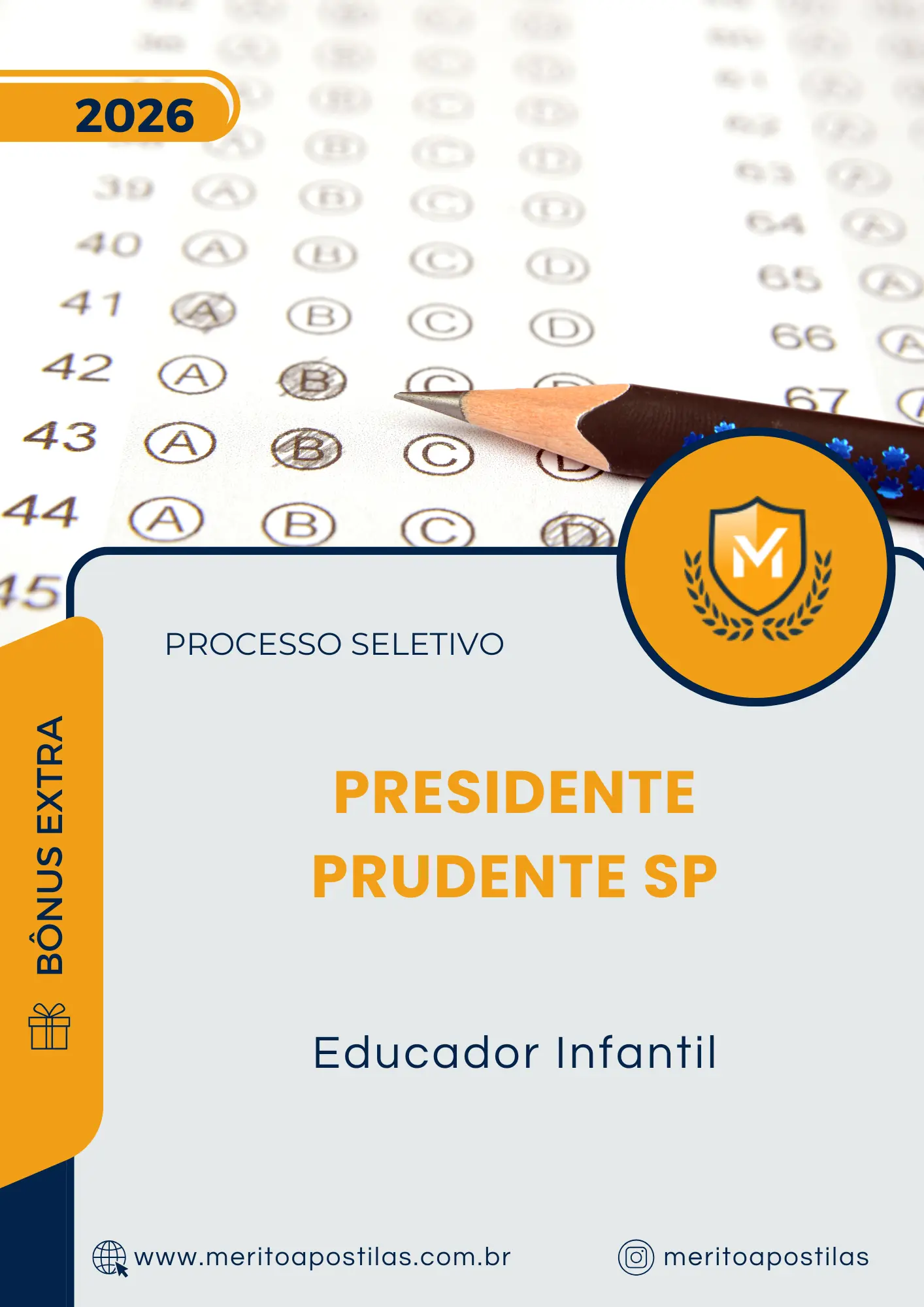 Apostila Educador Infantil Prefeitura de Presidente Prudente SP 2026