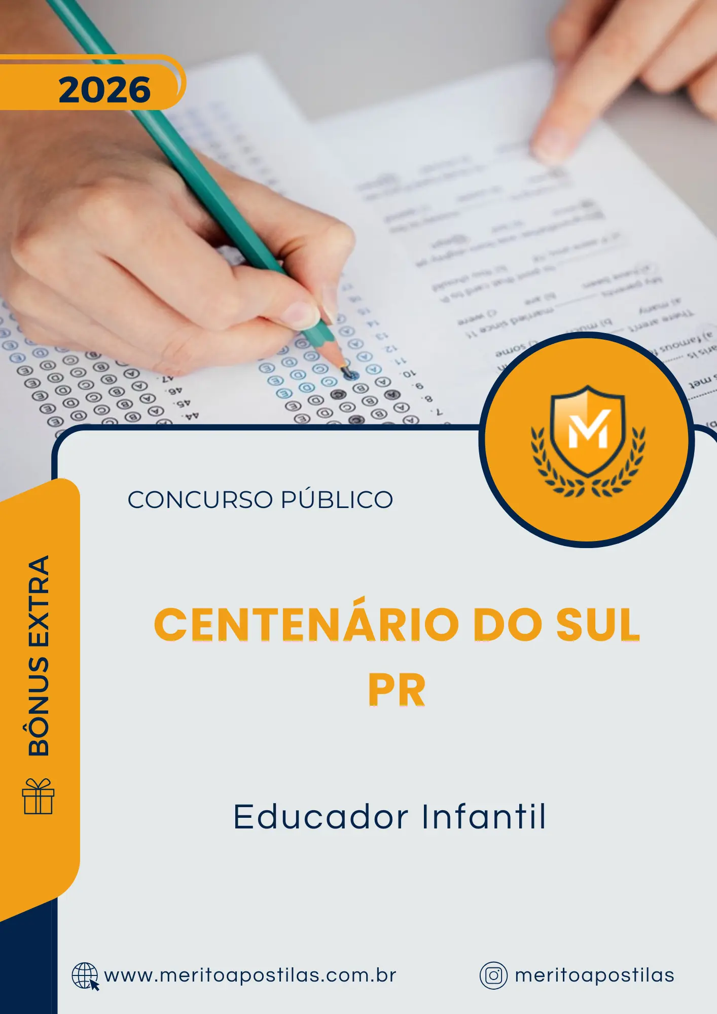 Apostila Educador Infantil Prefeitura de Centenário do Sul PR 2026