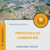 Apostila Educador Social Prefeitura de Lambari MG 2026
