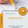 Apostila Educador Social de Artesanato Prefeitura de Serra Alta SC 2026