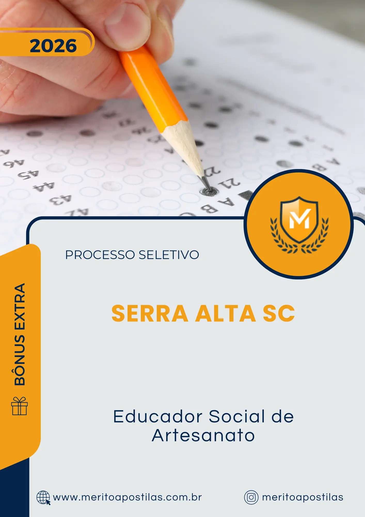 Apostila Educador Social de Artesanato Prefeitura de Serra Alta SC 2026