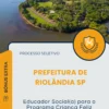 Apostila Educador Social a para o Programa Criança Feliz Prefeitura de Riolândia SP 2026
