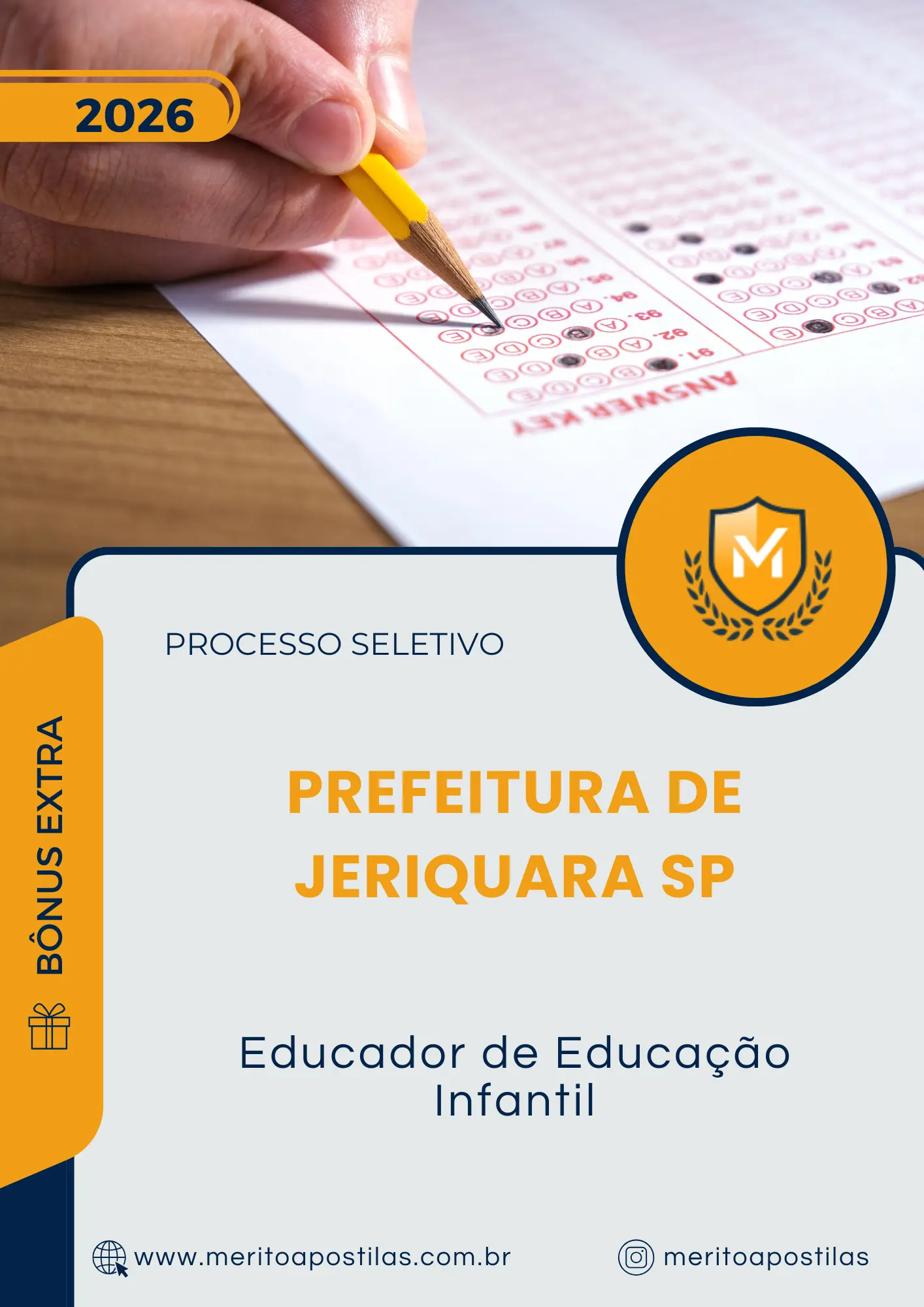 Apostila Educador de Educação Infantil Prefeitura de Jeriquara SP 2026