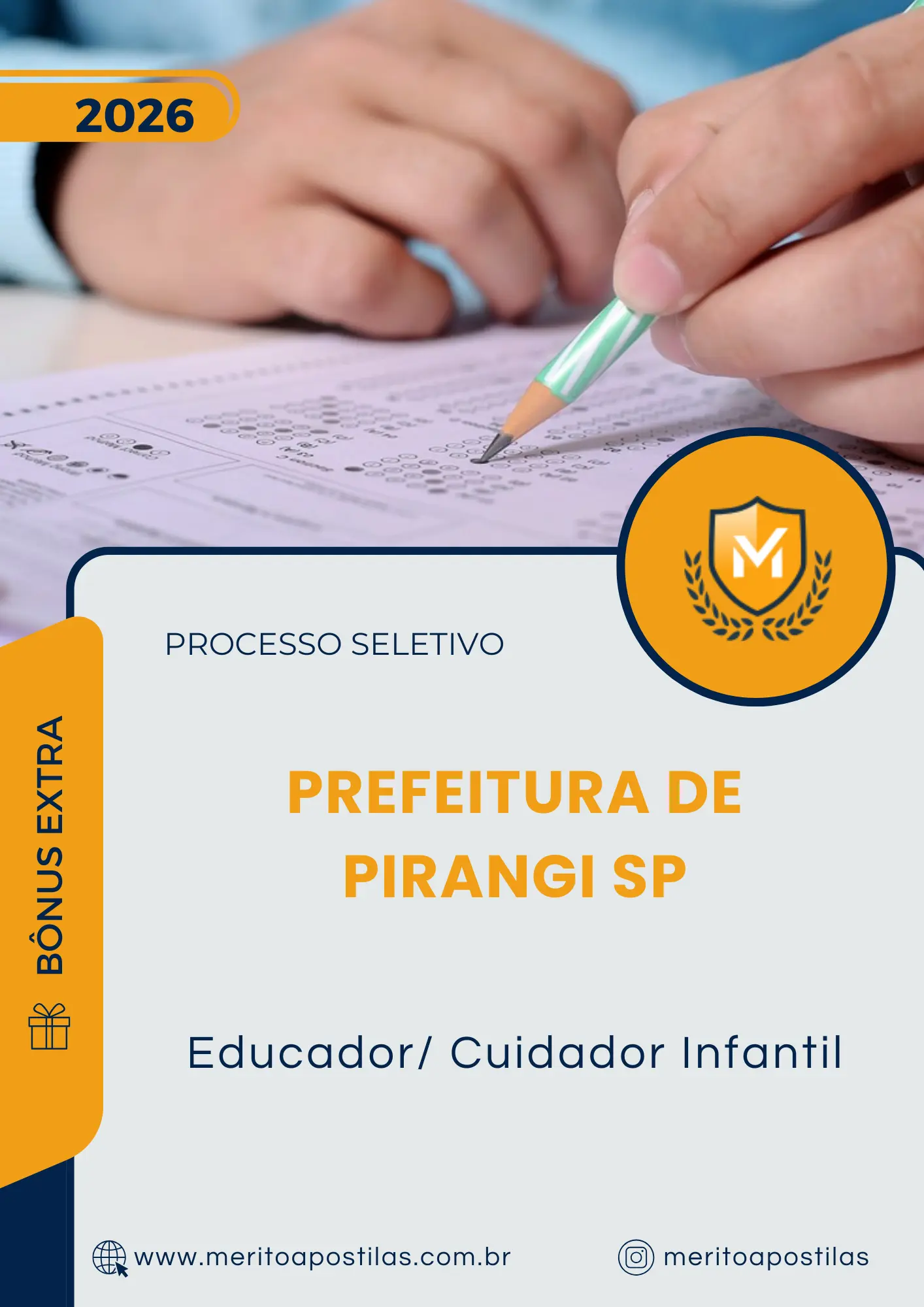 Apostila Educador Cuidador Infantil Prefeitura de Pirangi SP 2026