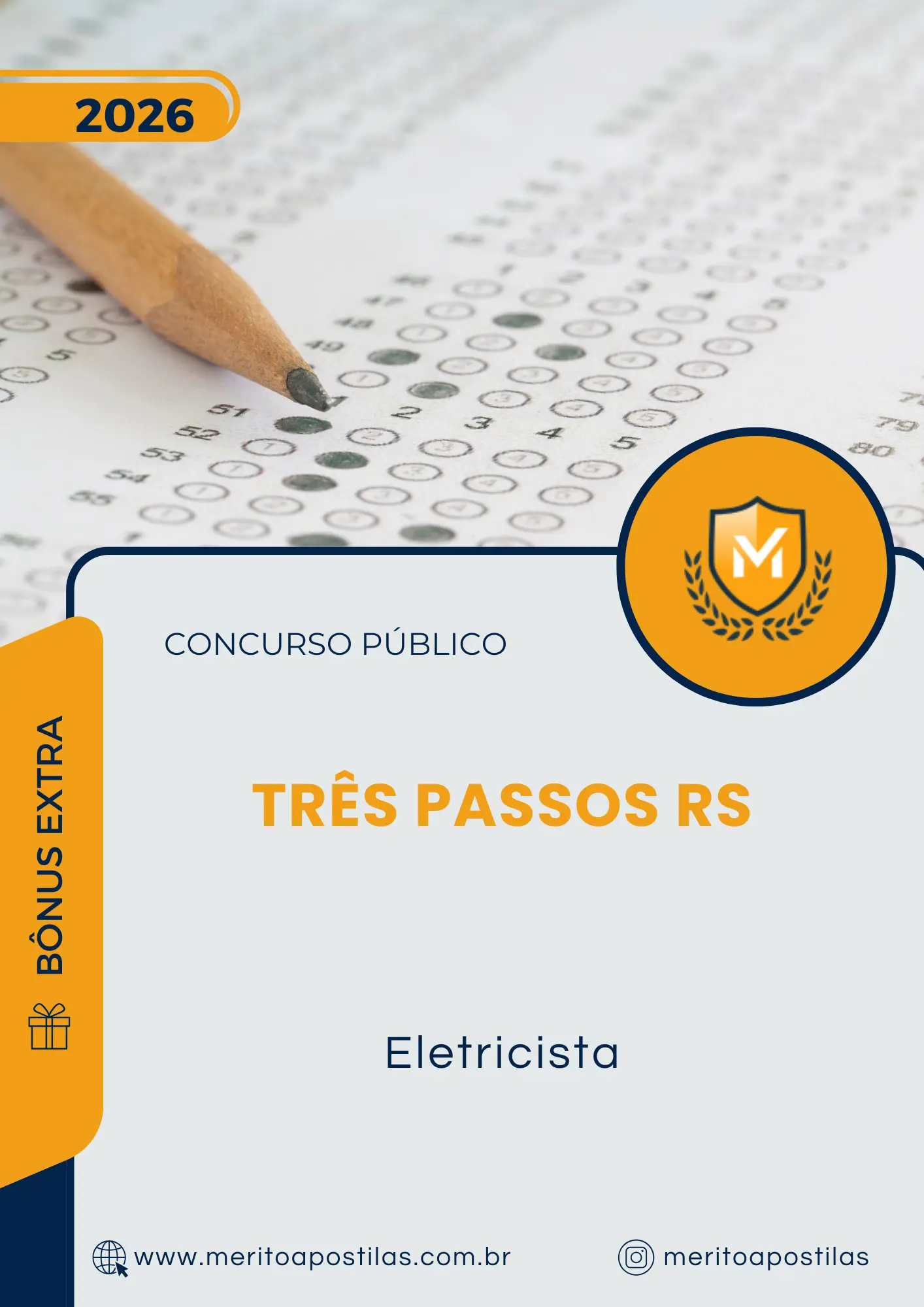 Apostila Eletricista Prefeitura de Três Passos RS 2026