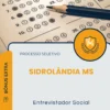 Apostila Entrevistador Social Prefeitura de Sidrolândia MS 2026