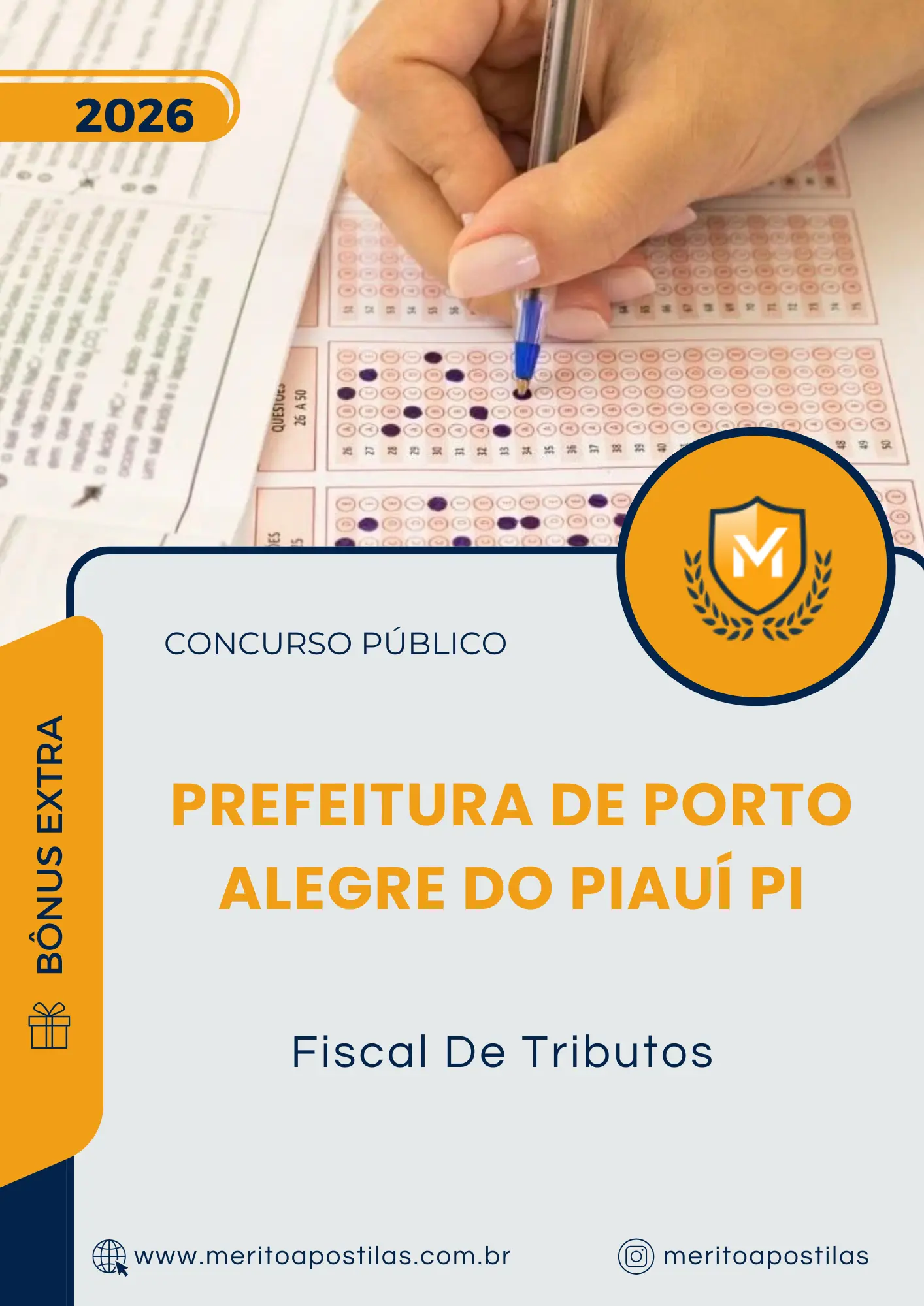 Apostila Fiscal De Tributos Prefeitura de Porto Alegre do Piauí PI 2026