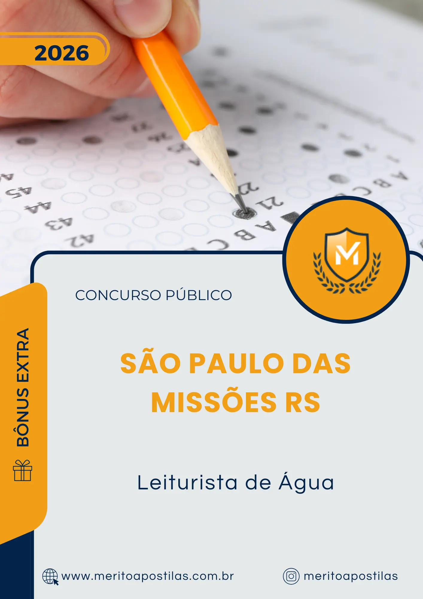 Apostila Leiturista de Água Prefeitura de São Paulo das Missões RS 2026