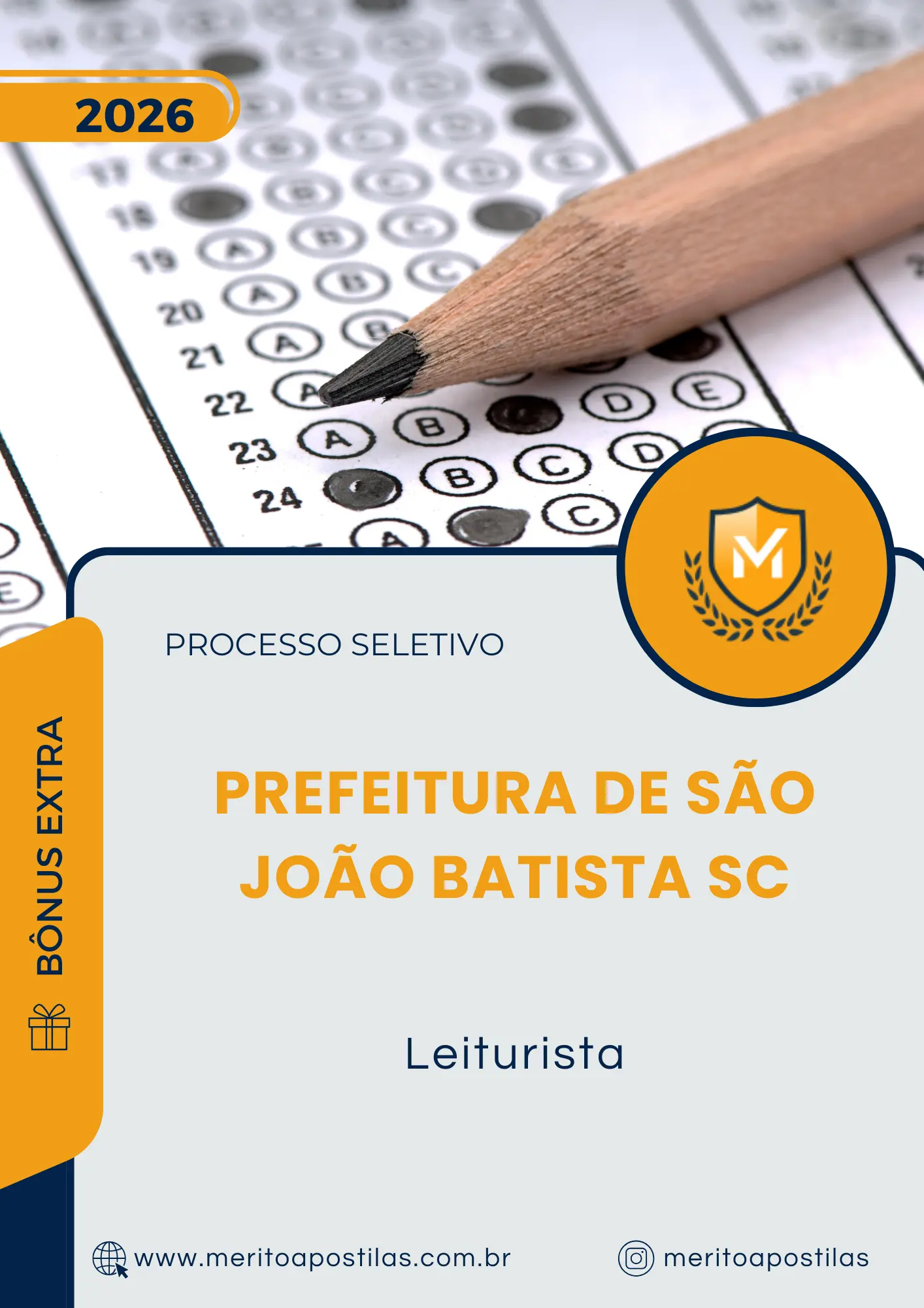 Apostila Leiturista Prefeitura de São João Batista SC 2026