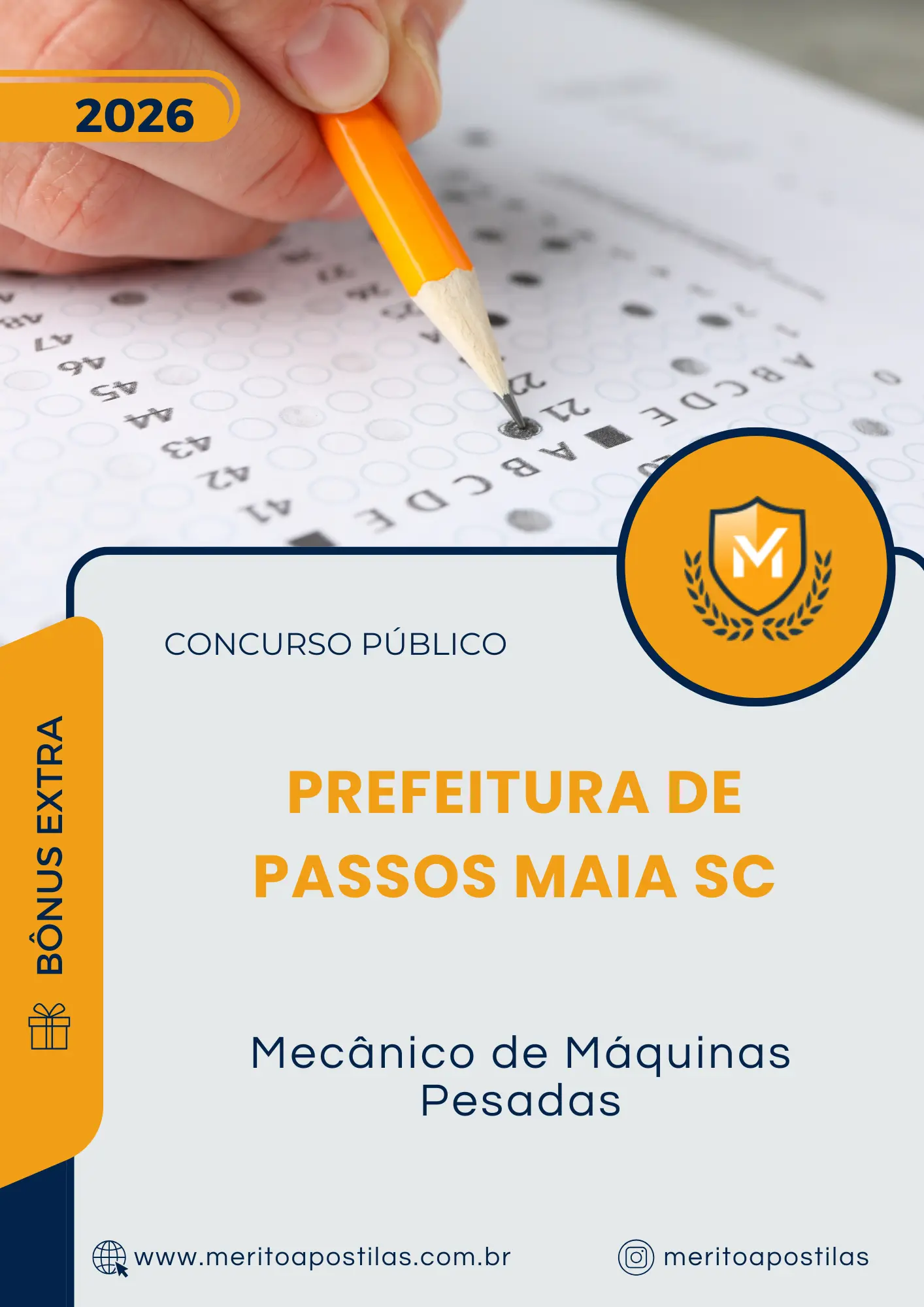 Apostila Mecânico de Máquinas Pesadas Prefeitura de Passos Maia SC 2026