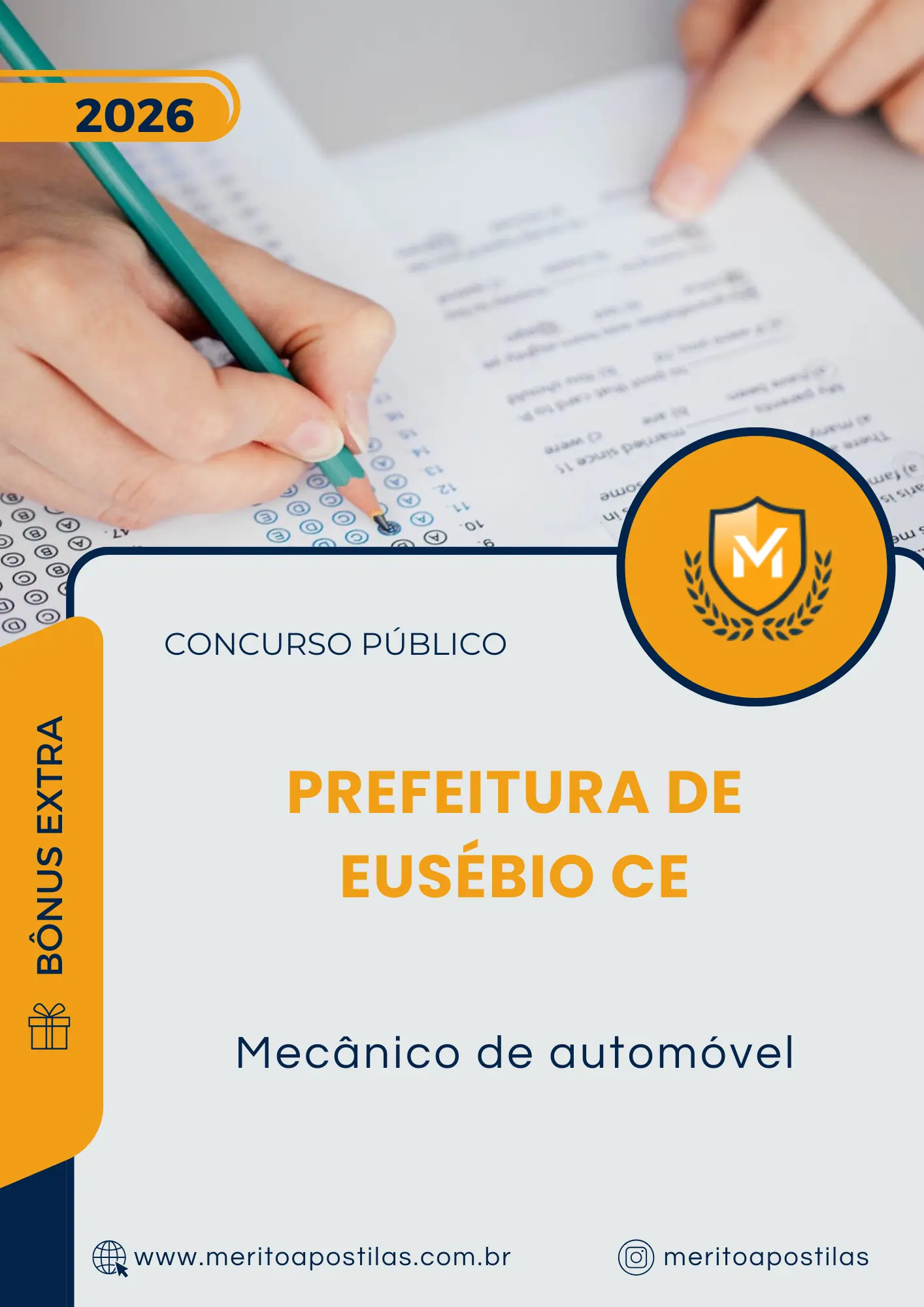 Apostila Mecânico De Automóvel Prefeitura de Eusébio CE 2026