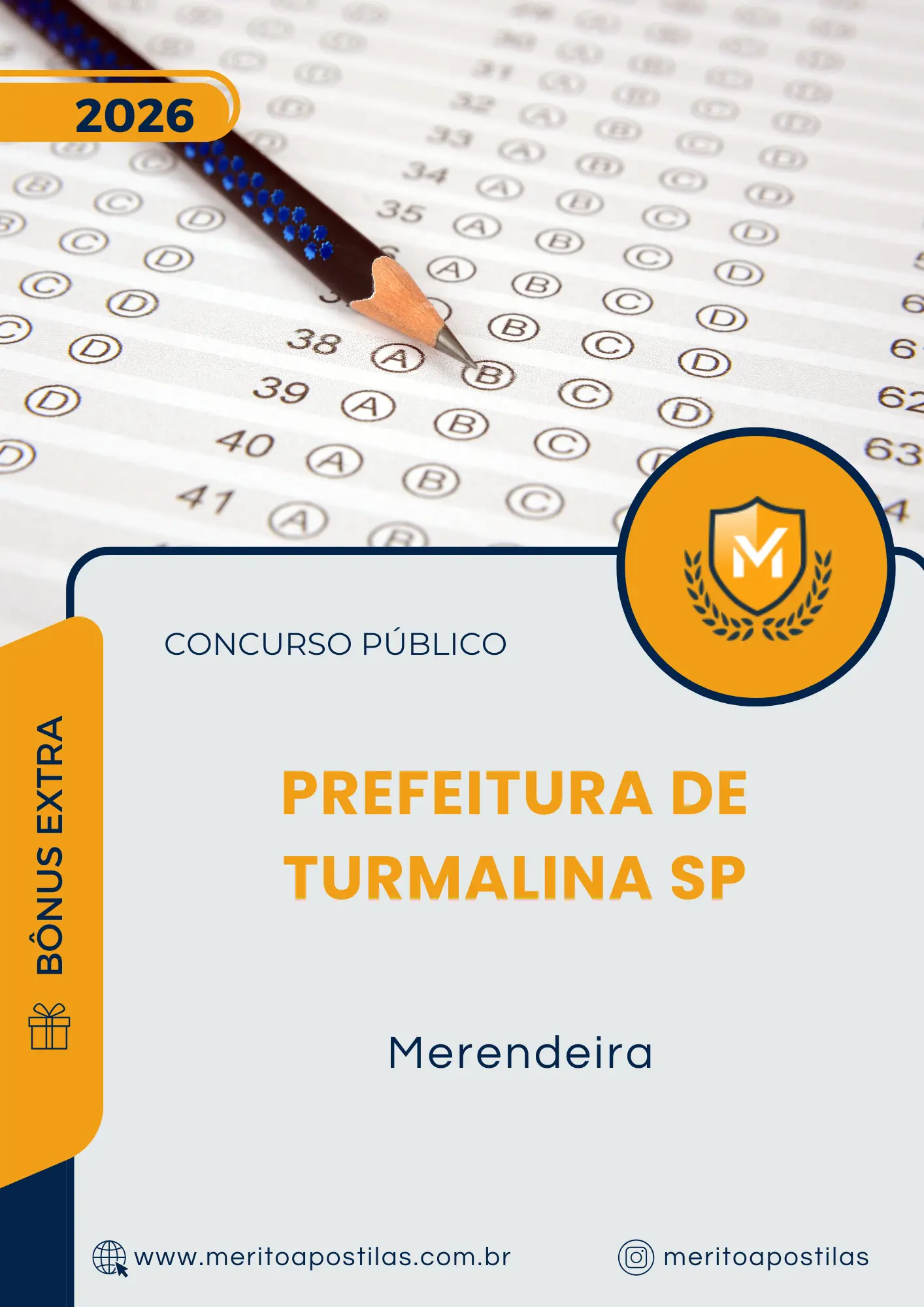 Apostila Merendeira Prefeitura de Turmalina SP 2026