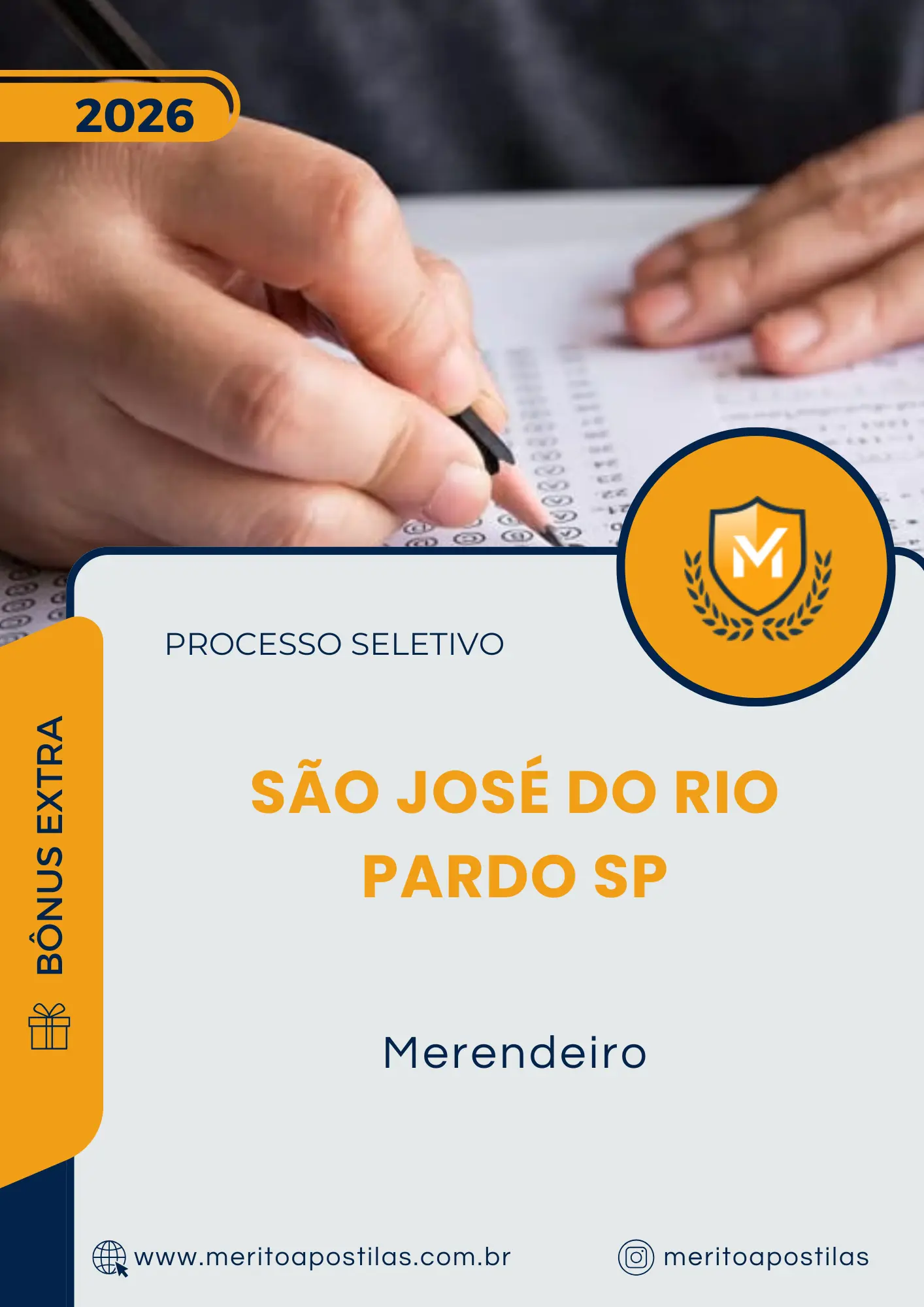Apostila Merendeiro Prefeitura de São José do Rio Pardo SP 2026