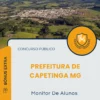 Apostila Monitor De Alunos Prefeitura de Capetinga MG 2026