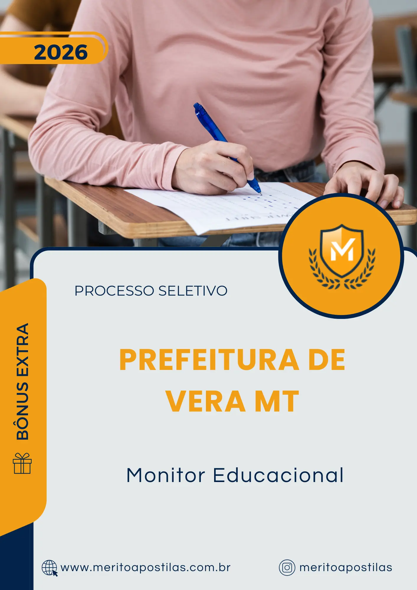 Apostila Monitor Educacional Prefeitura de Vera MT 2026