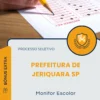 Apostila Monitor Escolar Prefeitura de Jeriquara SP 2026