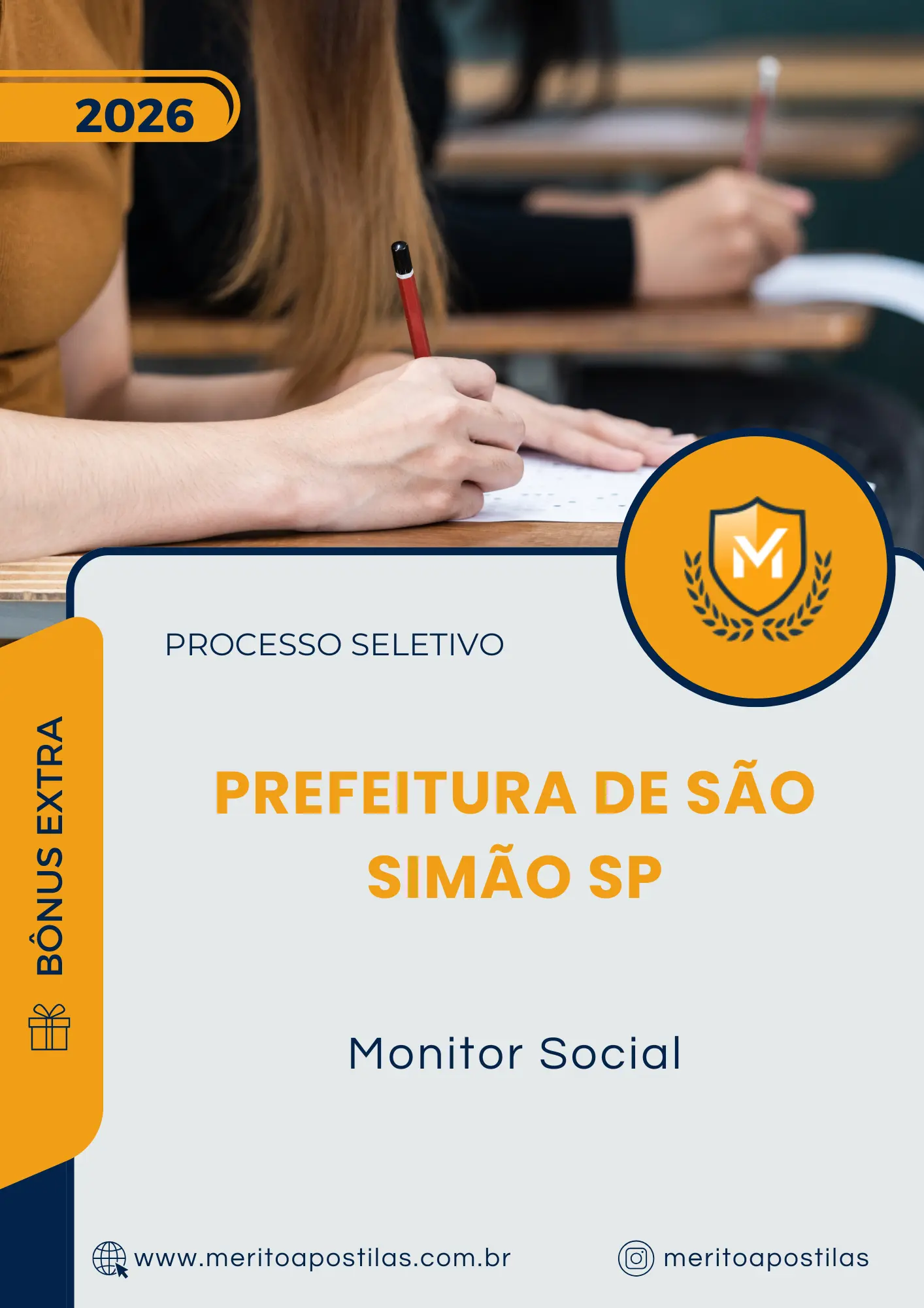 Apostila Monitor Social Prefeitura de São Simão SP 2026