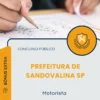 Apostila Motorista Prefeitura de Sandovalina SP 2026