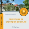 Apostila Motorista Prefeitura de Salvador do Sul RS 2026