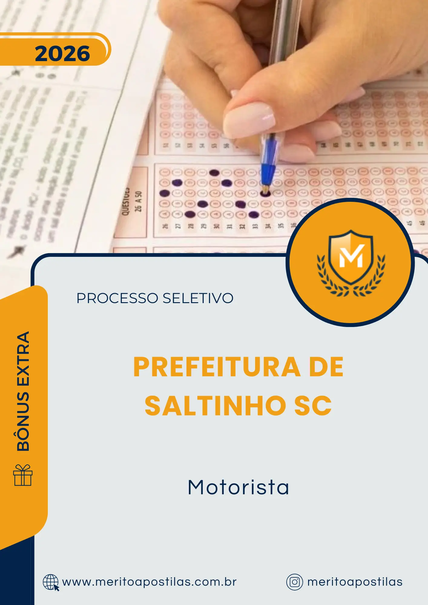 Apostila Motorista Prefeitura de Saltinho SC 2026