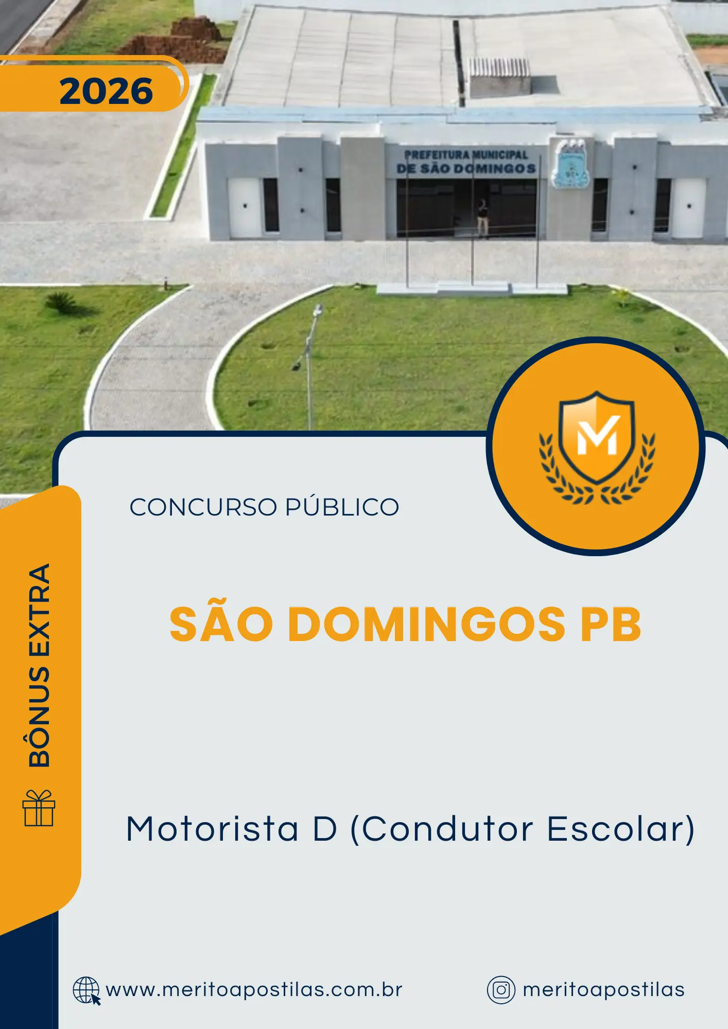 Apostila Motorista D Condutor Escolar Prefeitura de São Domingos PB 2026