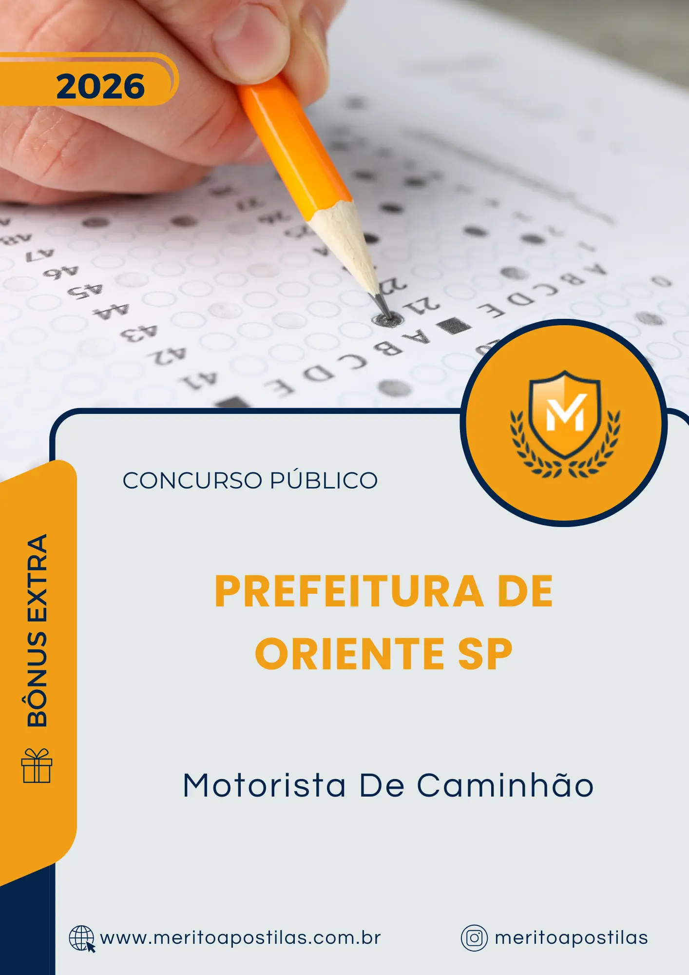Apostila Motorista De Caminhão Prefeitura de Oriente SP 2026