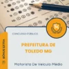 Apostila Motorista De Veículo Médio Prefeitura de Toledo MG 2026