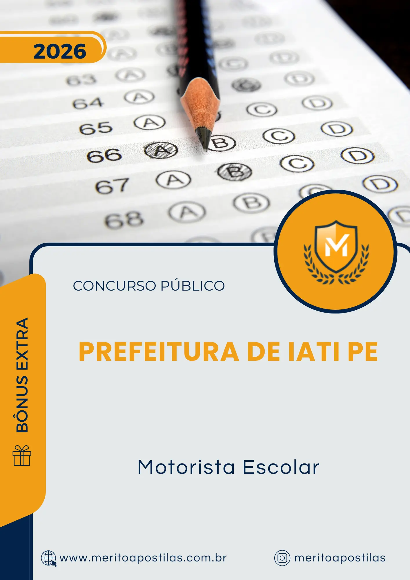 Apostila Motorista Escolar Prefeitura de Iati PE 2026