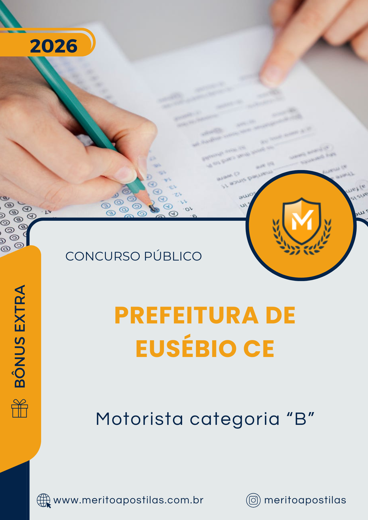 Apostila Motorista Categoria B Prefeitura de Eusébio CE 2026