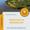 Apostila Motorista de Ambulância Prefeitura de Riolândia SP 2026