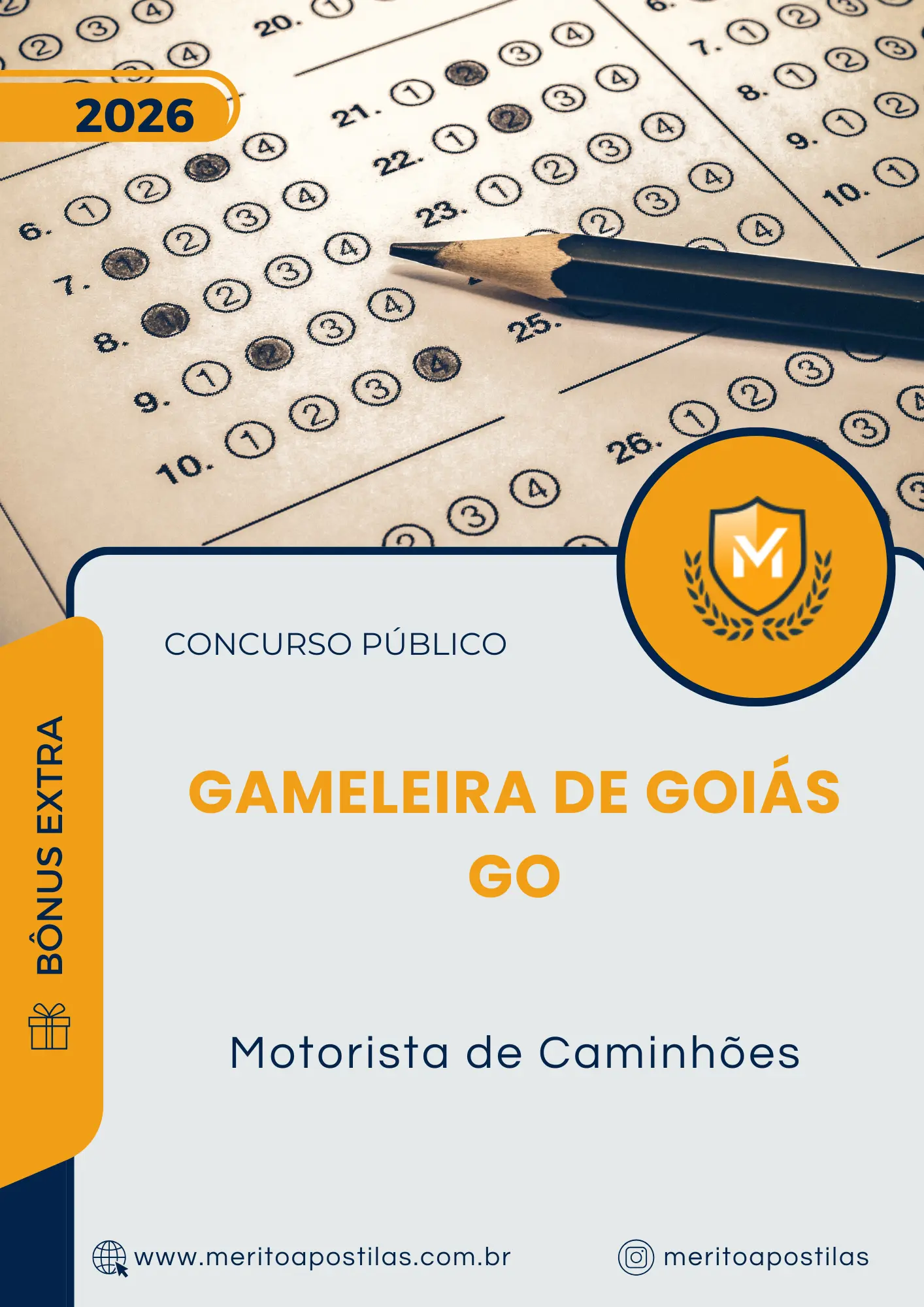 Apostila Motorista de Caminhões Prefeitura de Gameleira de Goiás GO 2026