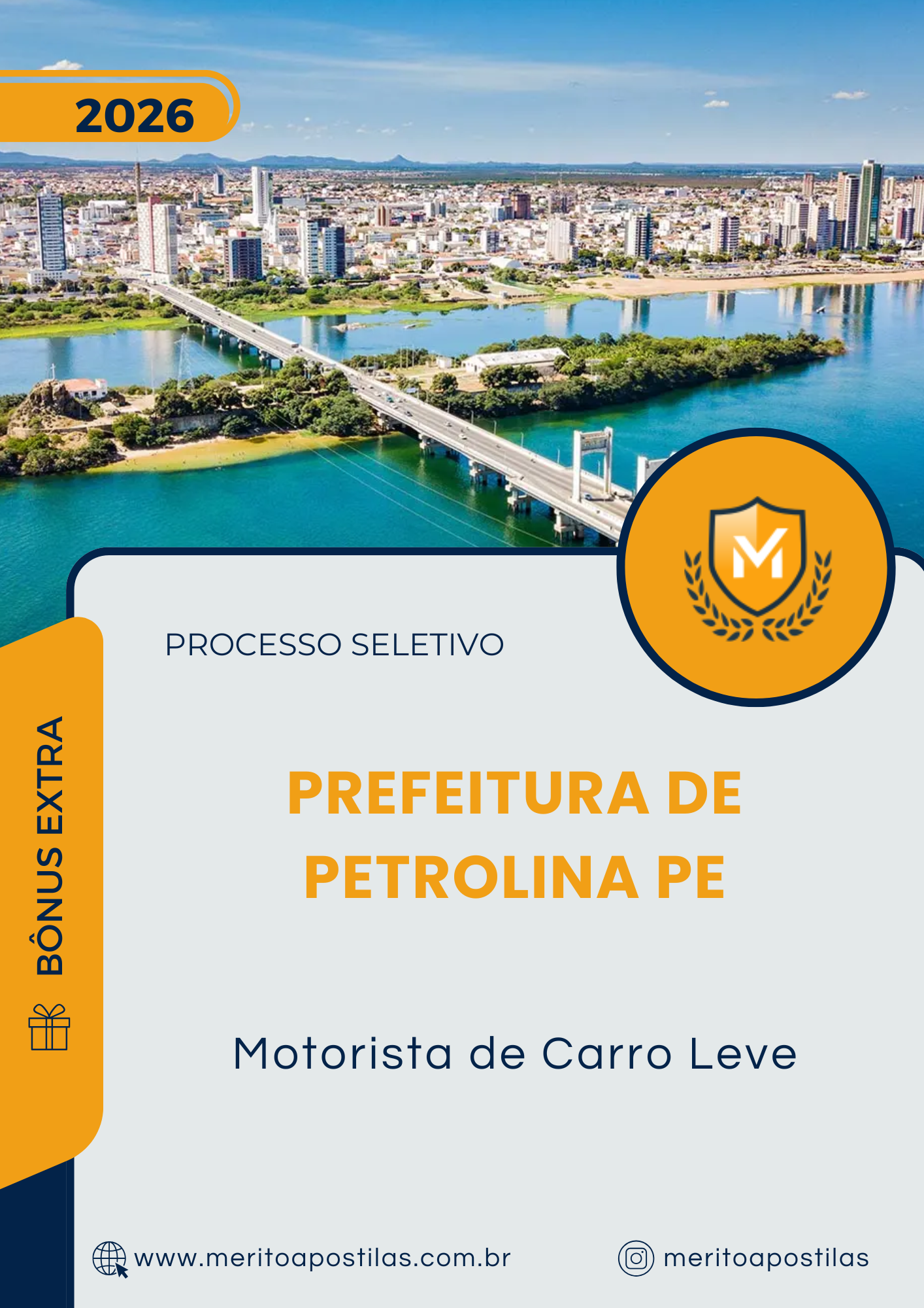 Apostila Motorista de Carro Leve Prefeitura de Petrolina PE 2026