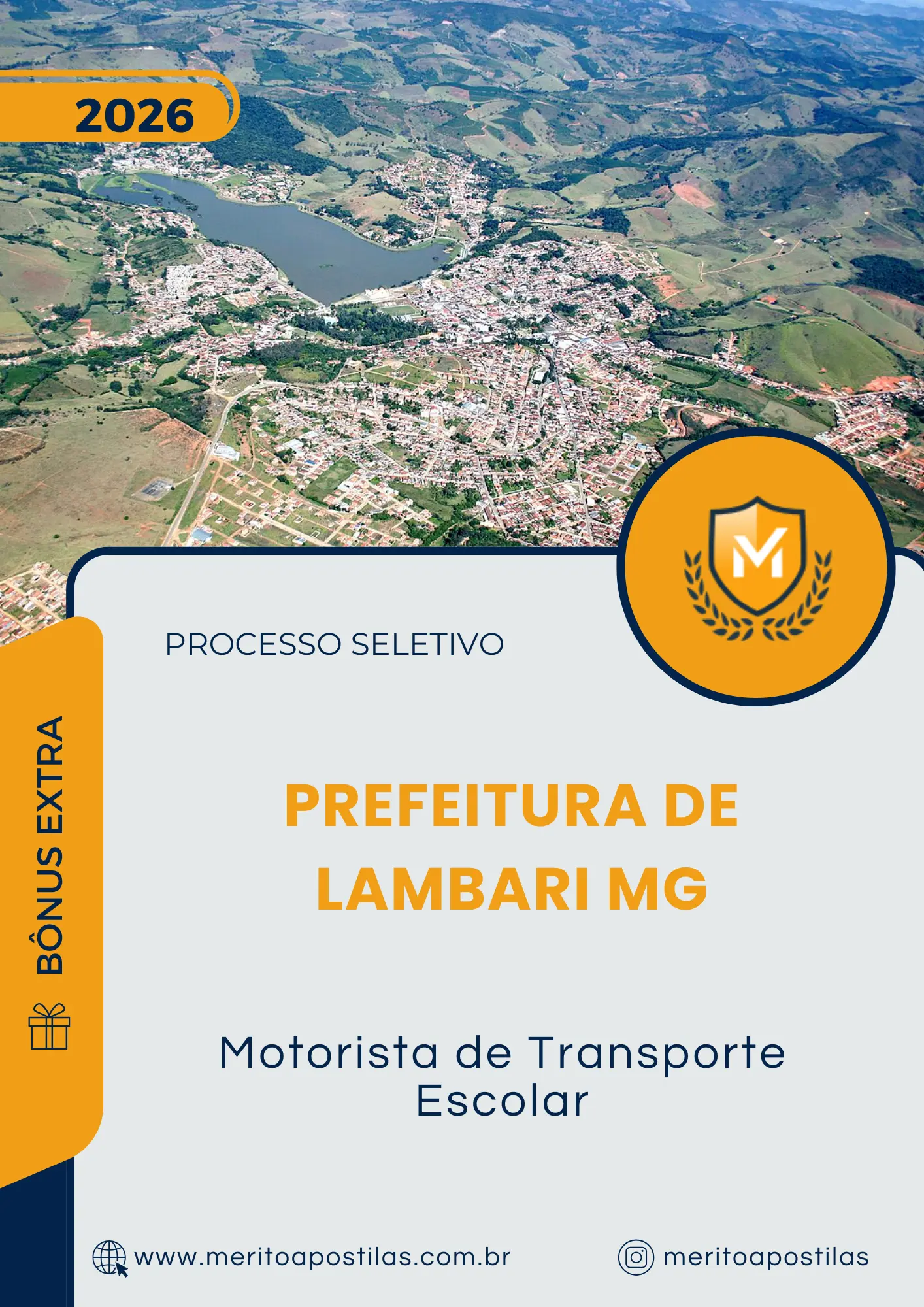 Apostila Motorista de Transporte Escolar Prefeitura de Lambari MG 2026