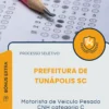 Apostila Motorista de Veiculo Pesado CNH categoria C Prefeitura de Tunápolis SC 2026