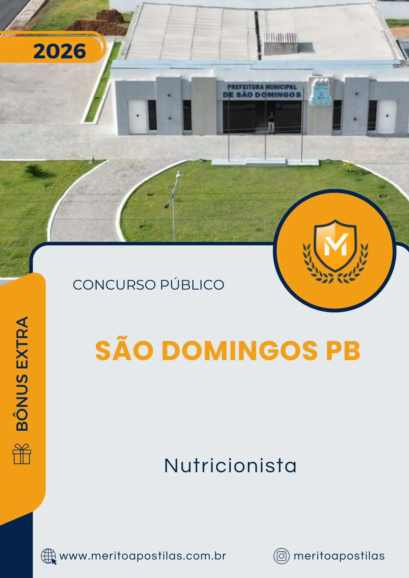 Apostila Nutricionista Prefeitura de São Domingos PB 2026