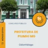 Apostila Odontólogo Prefeitura de Piumhi MG 2026
