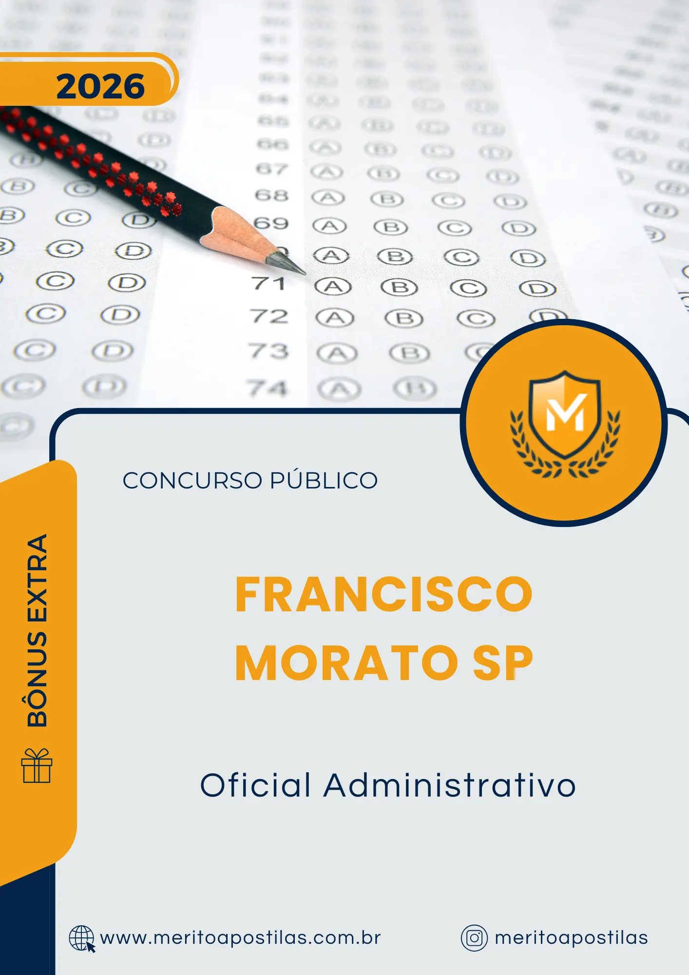 Apostila Oficial Administrativo Câmara de Francisco Morato SP 2026