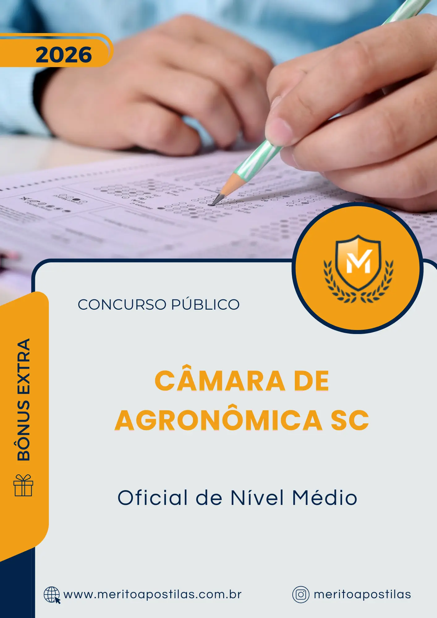 Apostila Oficial de Nível Médio Câmara de Agronômica SC 2026