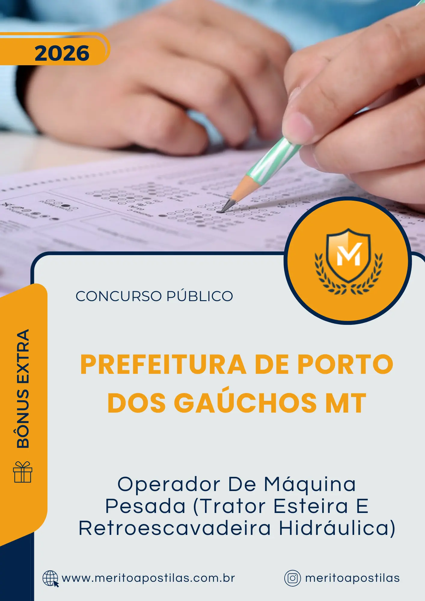 Apostila Operador De Máquina Pesada Trator Esteira E Retroescavadeira Hidráulica Prefeitura de Porto dos Gaúchos MT 2026