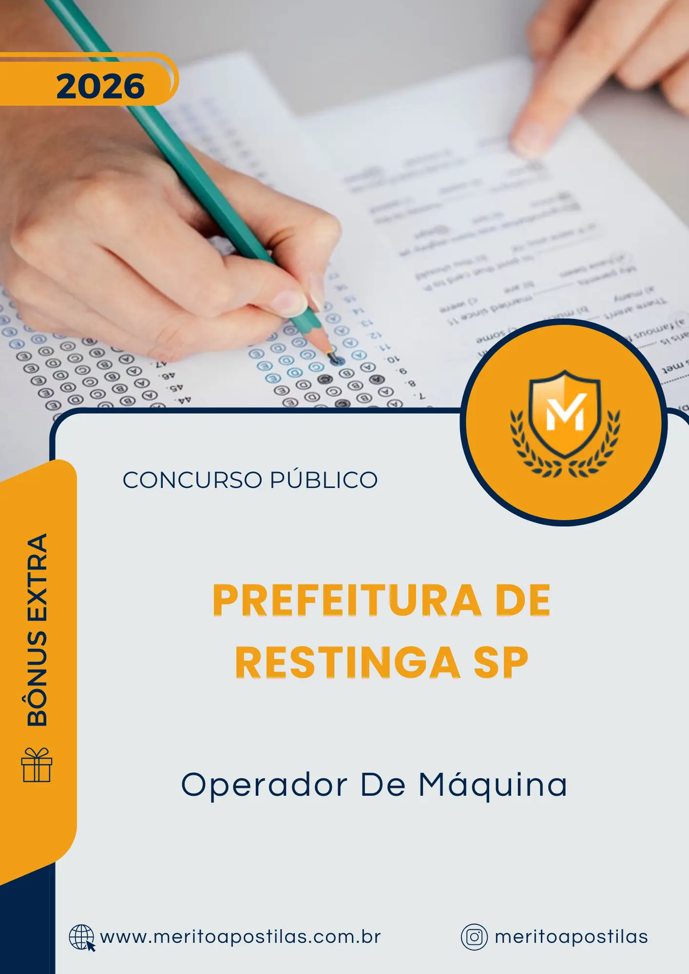 Apostila Operador De Máquina Prefeitura de Restinga SP 2026